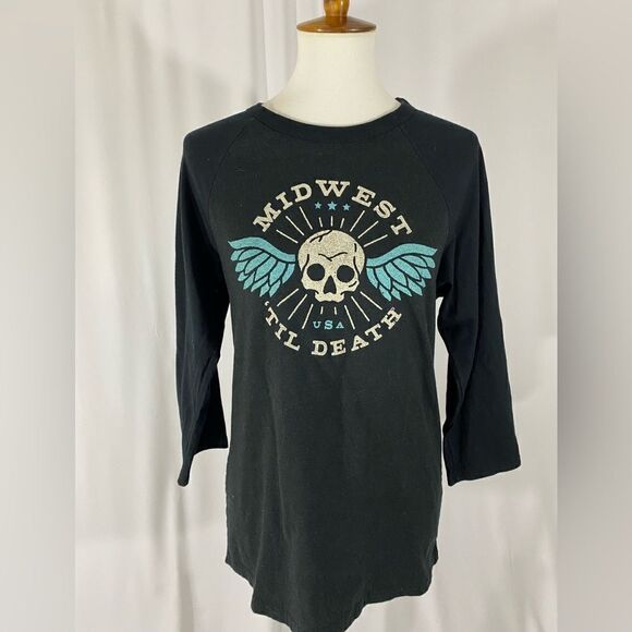 Orchard Street Apparel Midwest til Death Graphic Tee - Picture 1 of 5